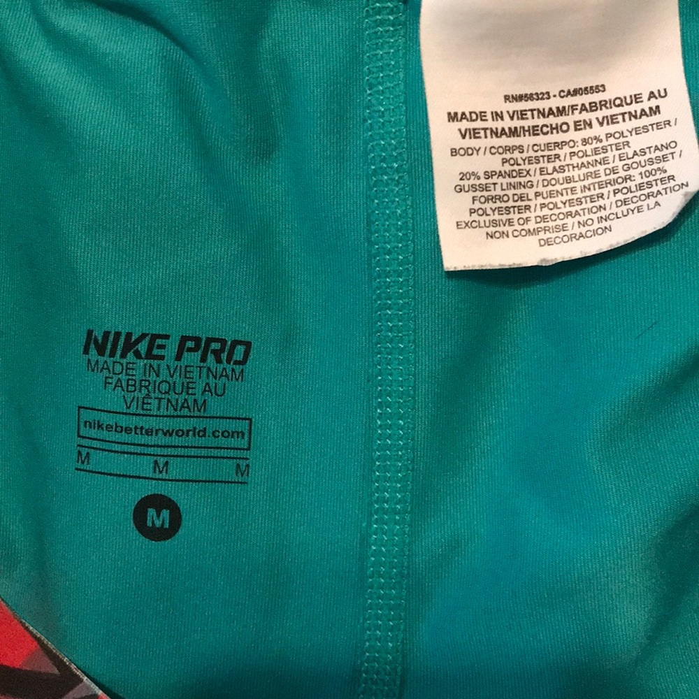 Nike Dri-Fit Patterned 3 Inch Shorts Size Medium - Picture 4 of 5